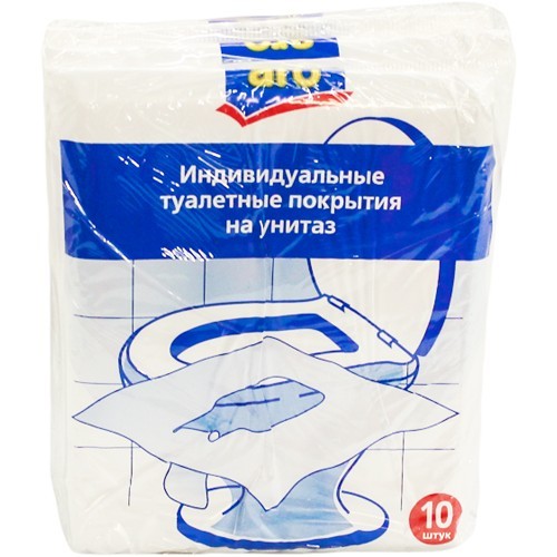 ARO индивидуальные покрытия для унитаза 10 шт