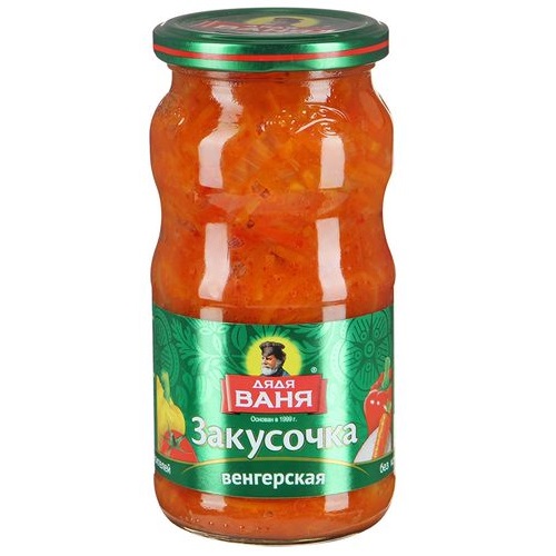 Закуска Венгерская Дядя Ваня 460г Закуска Венгерская Дядя Ваня 460г