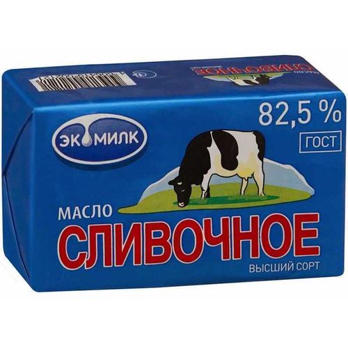 Экомилк масло сливочное 82.5% 330г Экомилк масло сливочное 82.5% 330г