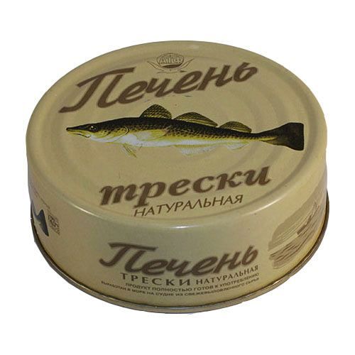 Печень трески высшего сорта Архангельский тралловый флот