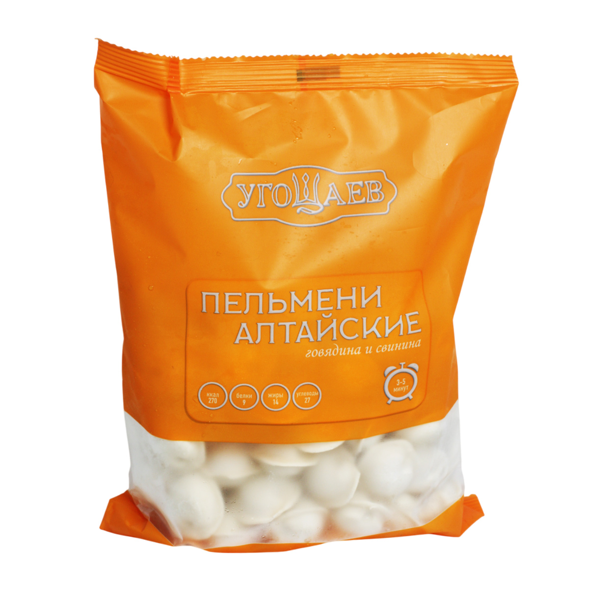 Пельмени Алтайские говядина,свинина УгоЩаев 700г