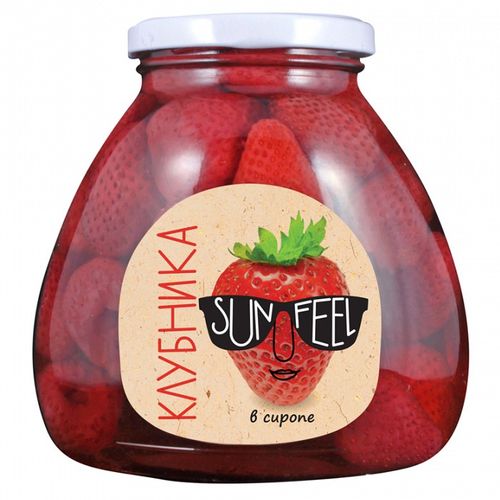 SunFeeL Клубника в сиропе 580мл SunFeeL Клубника в сиропе 580мл