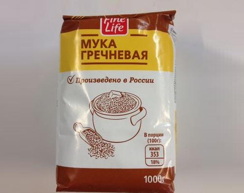 FINE LIFE Мука гречневая 1кг FINE LIFE Мука гречневая 1кг