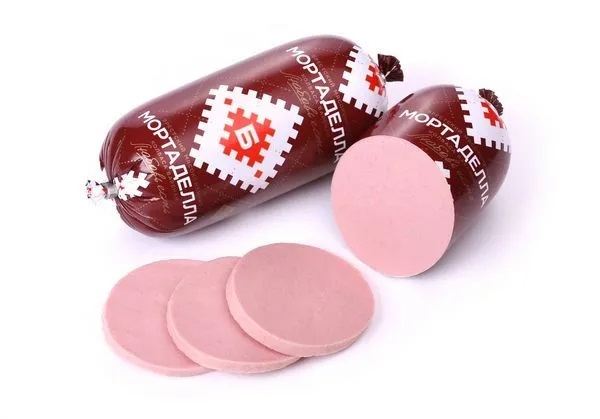 Колбаса Мортаделла Брестский мясокомбинат 650г Колбаса Мортаделла Брестский мясокомбинат 650г