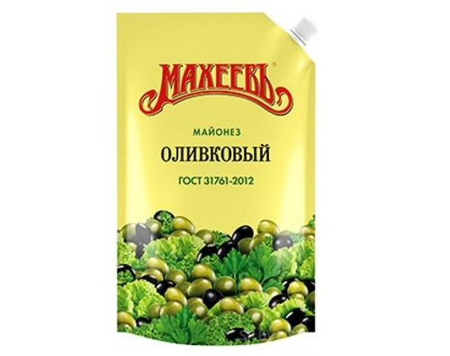 МАХЕЕВЪ майонез Оливковый 50% 770г