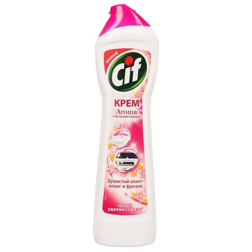 CIF Чистящий крем Душистый иланг и Фрезия 500мл CIF Чистящий крем Душистый иланг и Фрезия 500мл