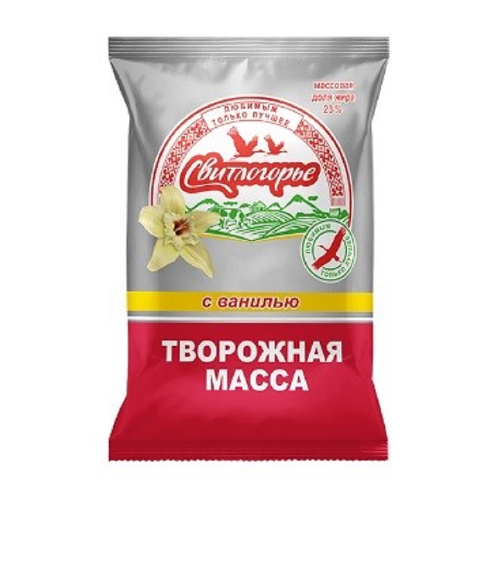 Свитлогорье Творожная масса сладкая с ванилью 23% 180г
