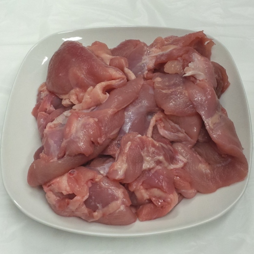 Кусочки мяса с филе грудки индейки