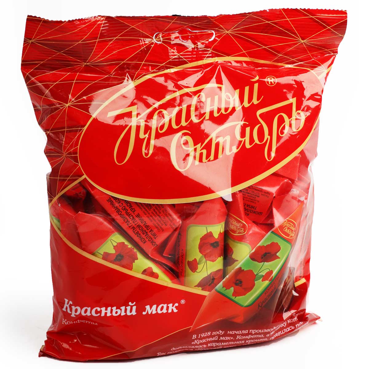 Конфеты Красный мак Красный Октябрь 250г Конфеты Красный мак Красный Октябрь 250г