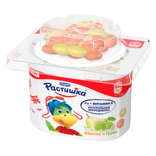 РАСТИШКА Йогурт яблоко/груша/печенье
