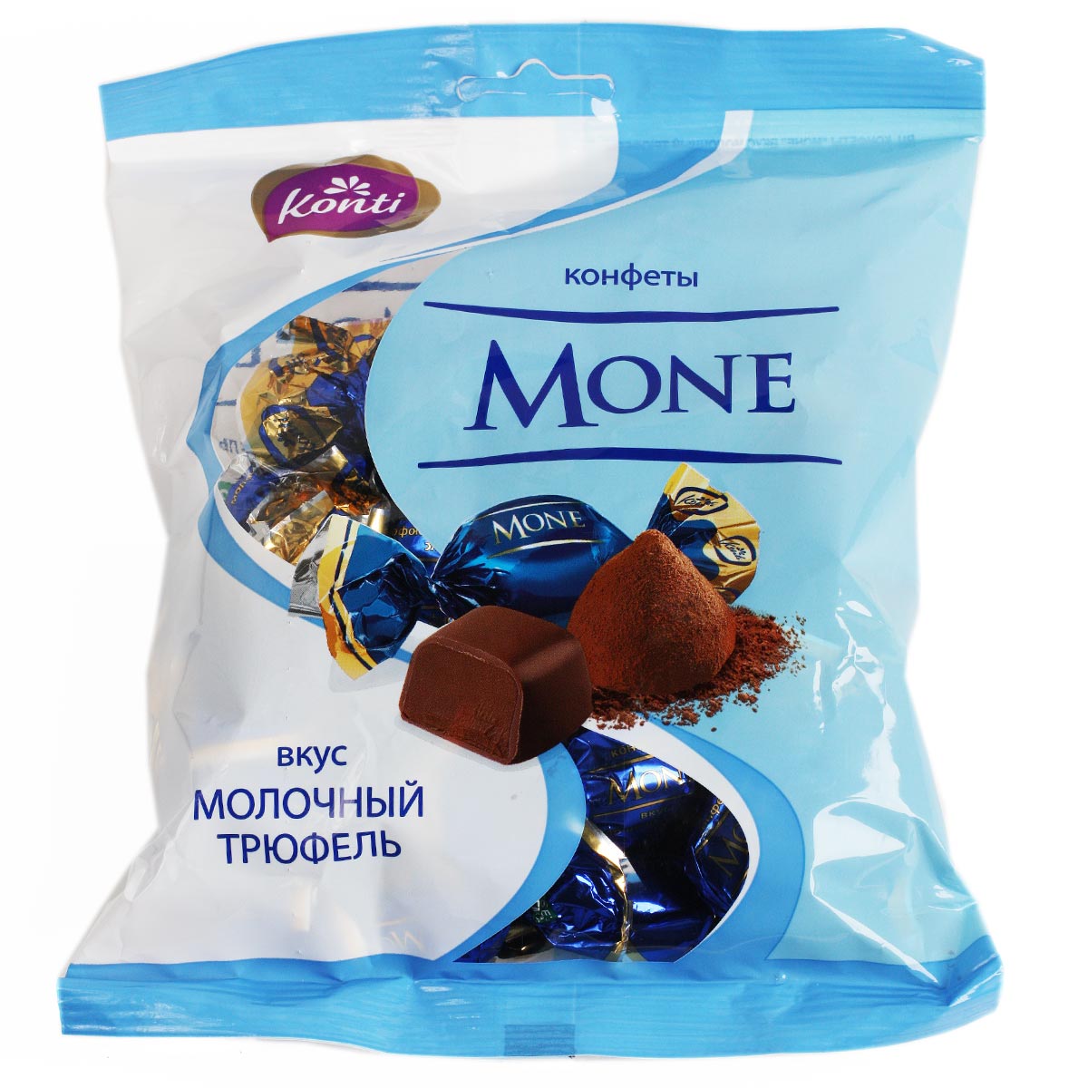 Конфеты MONE вкус молочный трюфель Konti 200г