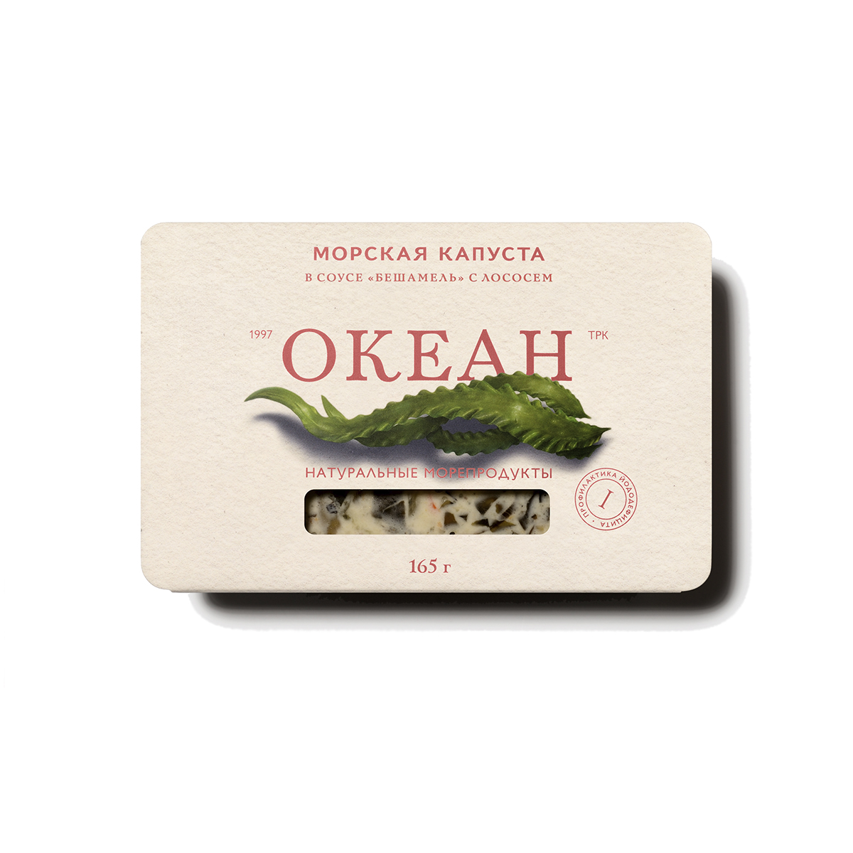 Морская капуста в соусе Бешамель с лососем ОКЕАН 165г