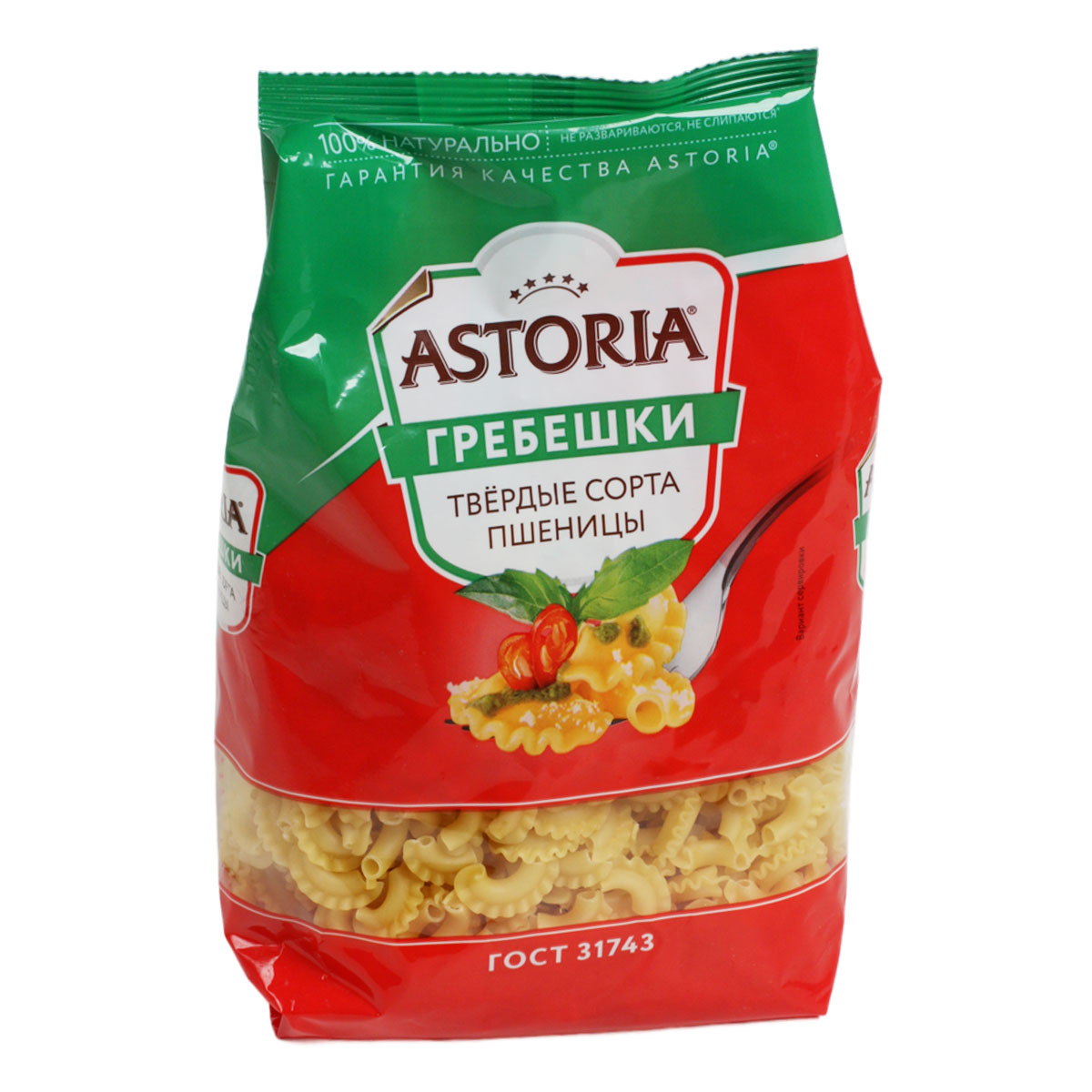 Макароны гребешки ASTORIA 400г Макароны гребешки ASTORIA 400г