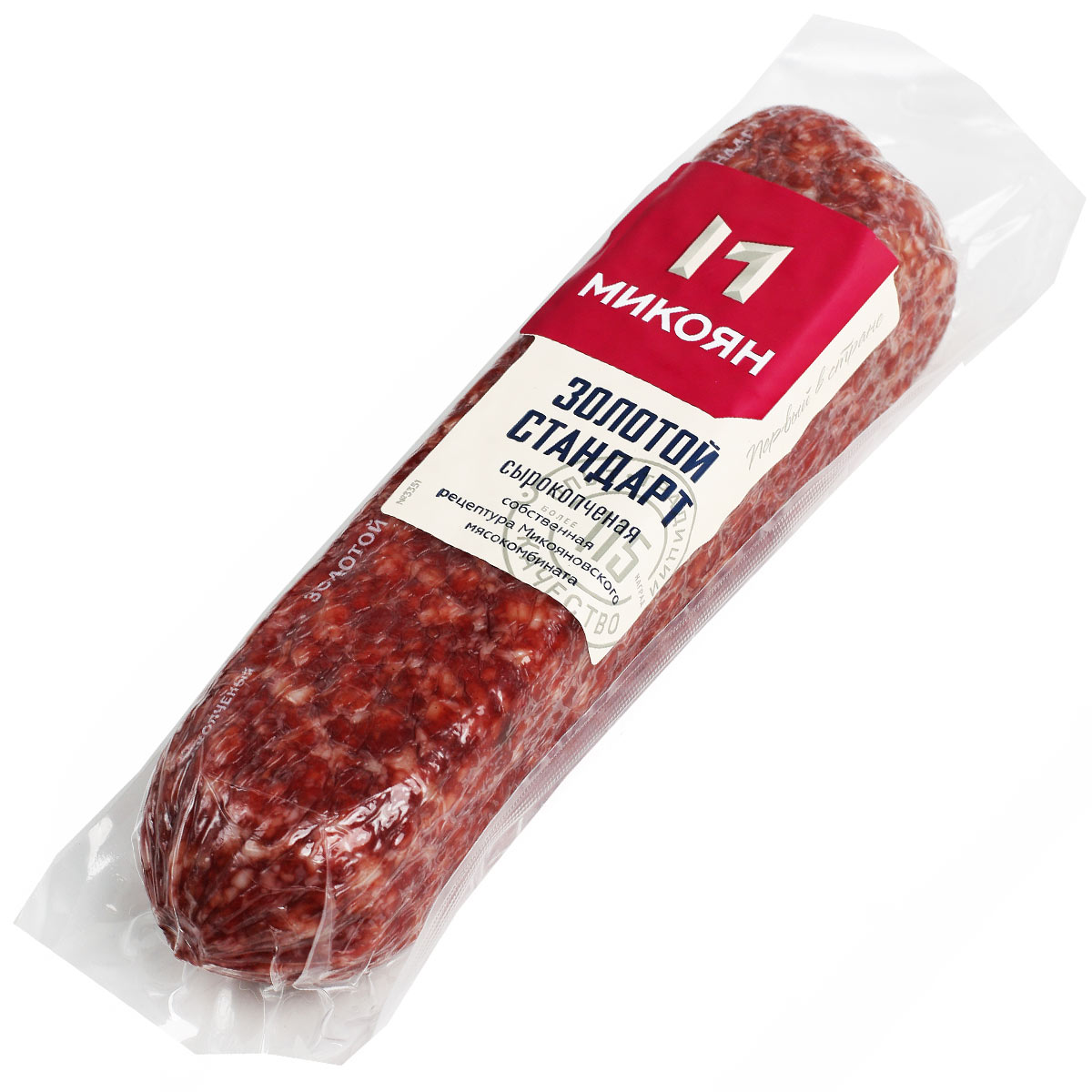МИКОЯН колбаса Золотой стандарт сырокопченая 300г