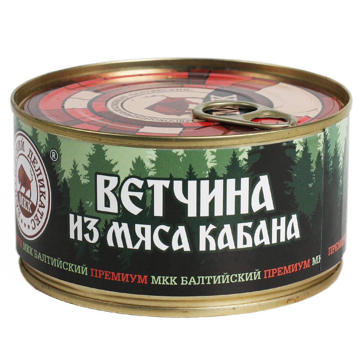 Ветчина из мяса кабана премиум 325г  МКК Балтийский