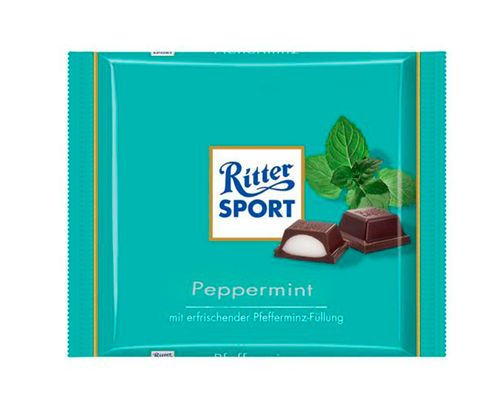 Риттер Спорт Шоколад темный шоколад мята 100г