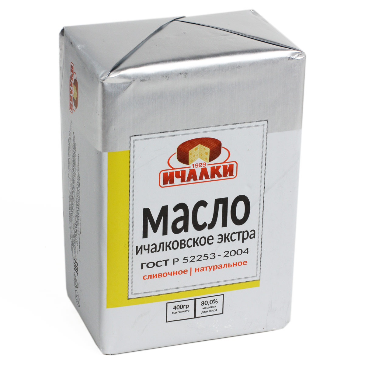 Масло сливочное экстра 80% Ичалки 400г