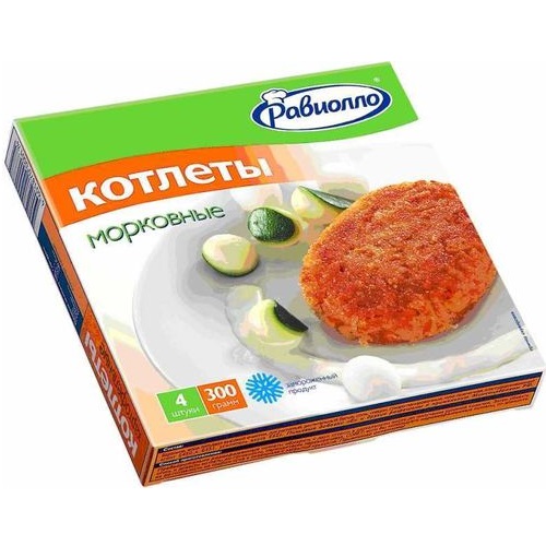 РАВИОЛЛО котлеты овощные морковные 300г