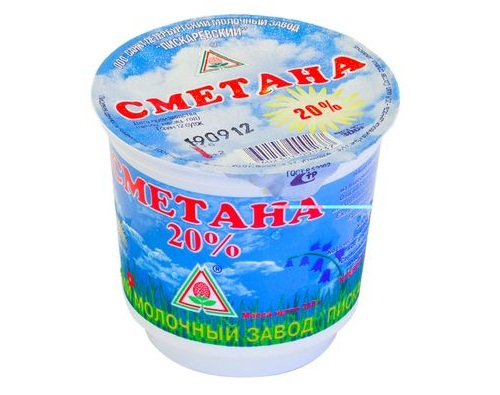 Пискаревский МПЗ сметана 20% 300г Пискаревский МПЗ сметана 20% 300г