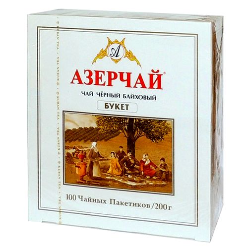 Азерчай Букет чай черный байховый 100ПX 2г 200г