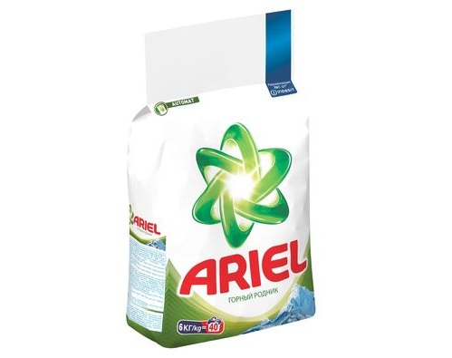 Ariel автомат Горный родник cтиральный порошок автомат 40 стирок 6кг Ariel автомат Горный родник cтиральный порошок автомат 40 стирок 6кг