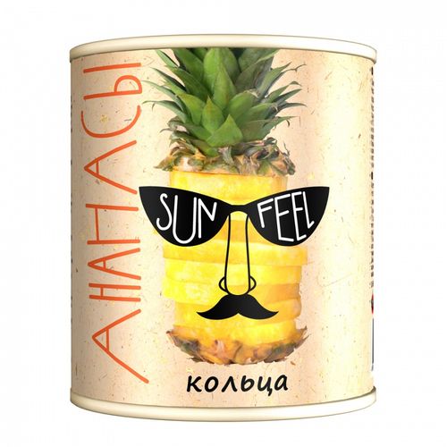 SunFeeL АНАНАСЫ кольца 850мл