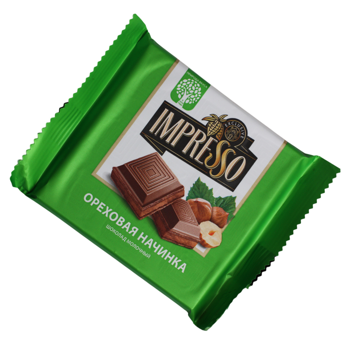 СПАРТАК Шоколад молочный ореховая начинка 28% IMPRESSO 75г