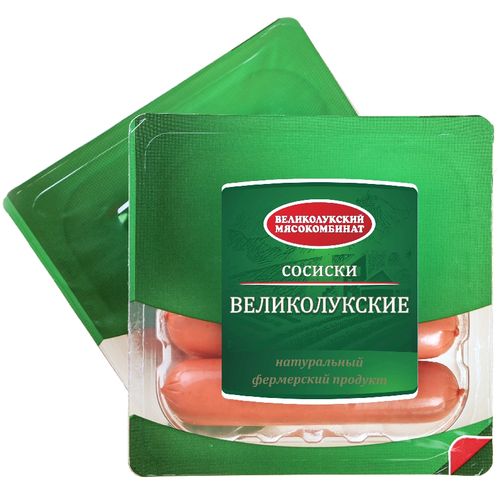 ВЕЛИКОЛУКСКИЙ МК сосиски Великолукские, без сои, 330 гр.