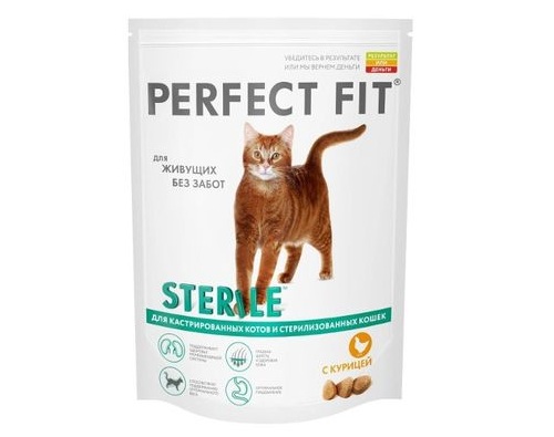 Perfect Fit д/стер. кошек/к.котов, с курицей, 650 г