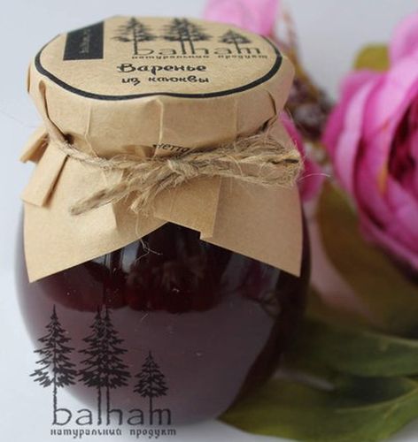 BALHAM Варенье из клюквы, 230 мл.