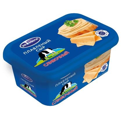 ЭКОМИЛК сыр сливочный плавленый  55% 400г