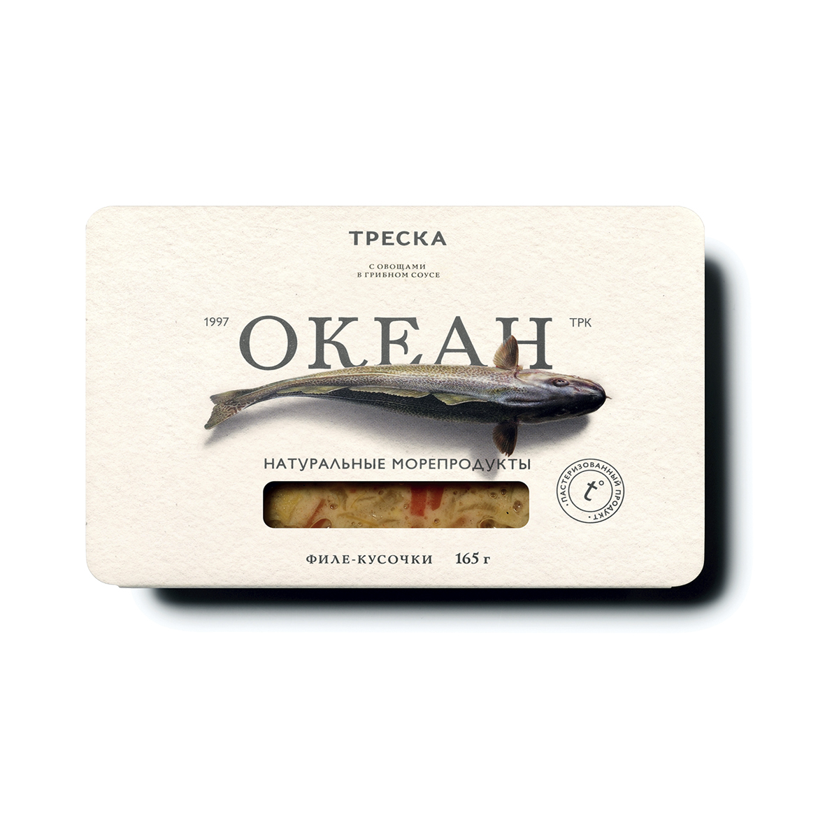 Треска с овощами в грибном соусе ОКЕАН 165г