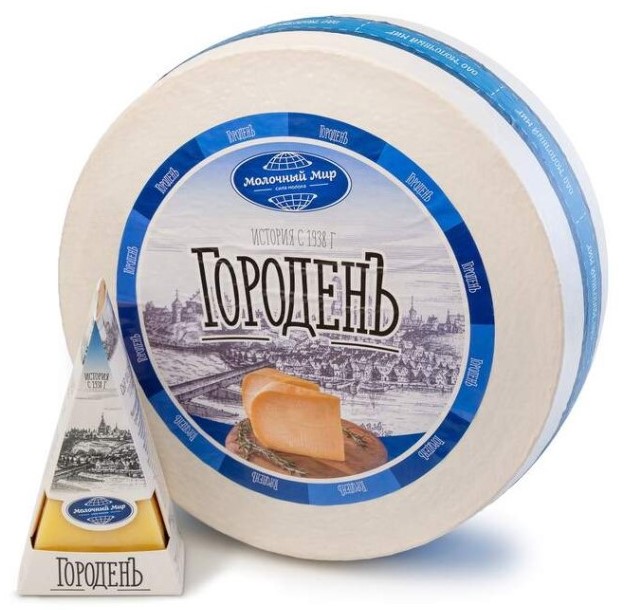 Молочный мир сыр ГОРОДЕНЪ 45% Молочный мир сыр ГОРОДЕНЪ 45%