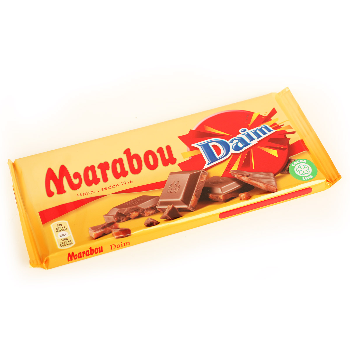 Марабу шоколад Marabou Daim со вкусом карамели молочный 200г