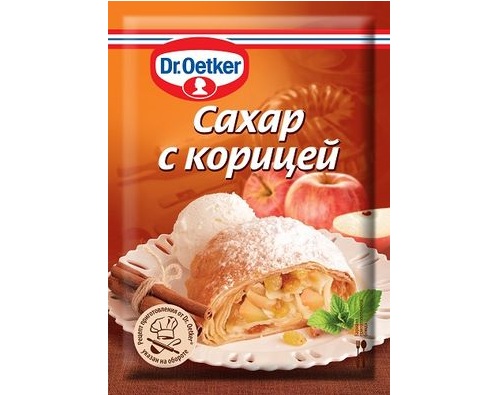 Сахар с корицей Dr. Oetker 40г Сахар с корицей Dr. Oetker 40г
