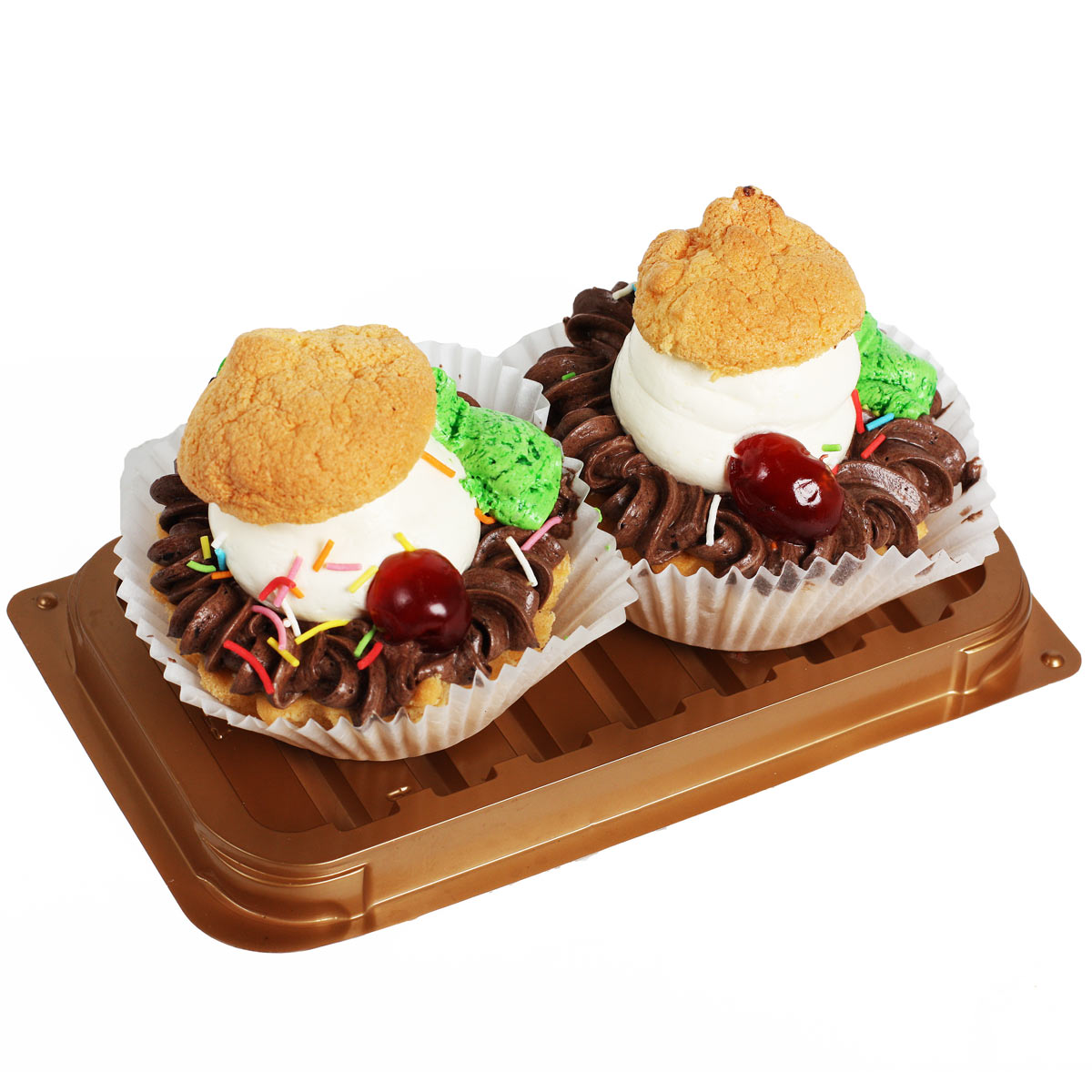 Пирожное Корзиночка с масляным кремом Грибы Соблазн 2шт 140г