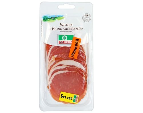 ВЕЛКОМ балык Велкомовский сыро-копченый в нарезке 150г 