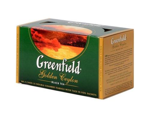 Чай Greenfield Golden Ceylon 25 пакетов Чай Greenfield Golden Ceylon 25 пакетов