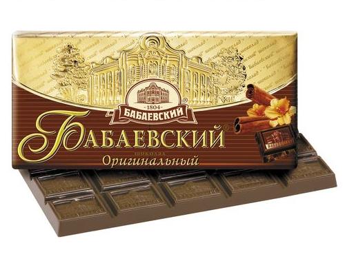 Бабаевский шоколад темный Оригинальный 100г Бабаевский шоколад темный Оригинальный 100г
