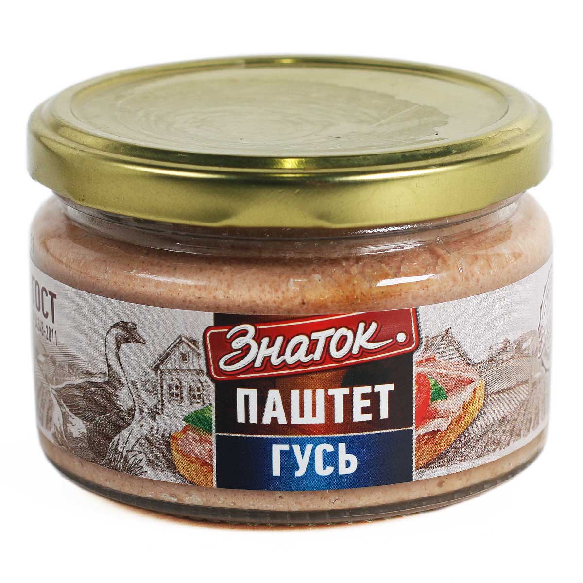Паштет Гусь ЗНАТОК стекло 200г 