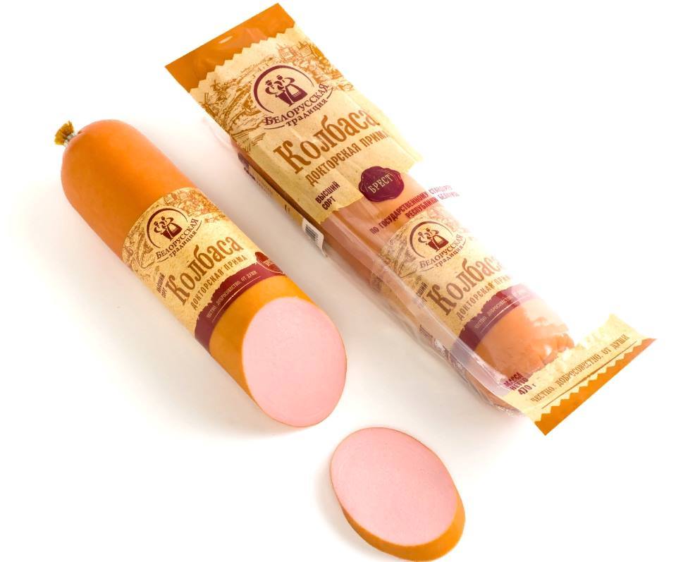 Колбаса докторская Вкусная Белорусская Традиция