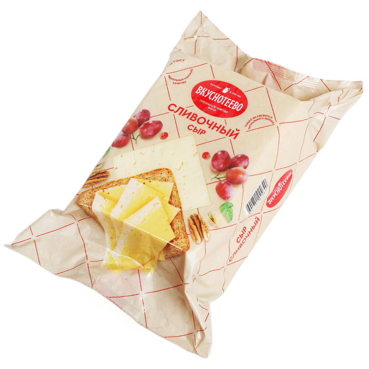 Вкуснотеево сыр Сливочный 45% 1кг