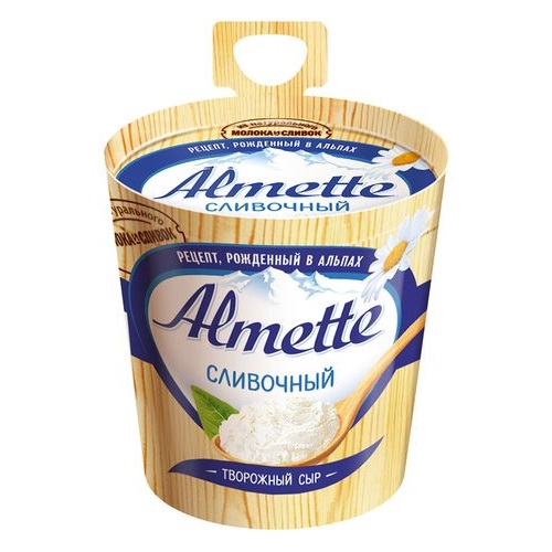 Творожный сыр Альметте ALMETTE сливочный 150г Творожный сыр Альметте ALMETTE сливочный 150г