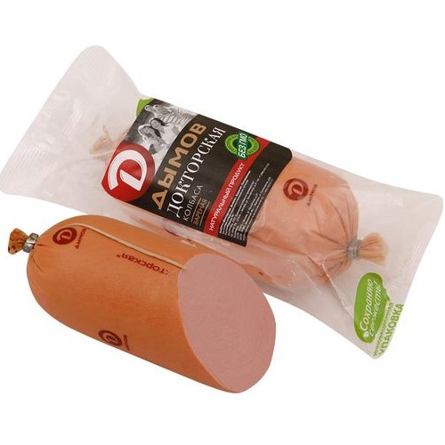 ДЫМОВ Колбаса докторская ручная вязка 500г ДЫМОВ Колбаса докторская ручная вязка 500г