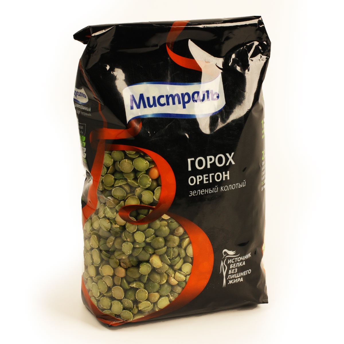 Мистраль горох зеленый колотый Орегон 500г