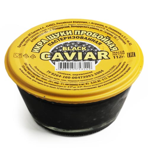 Икра Щуки черная 112г