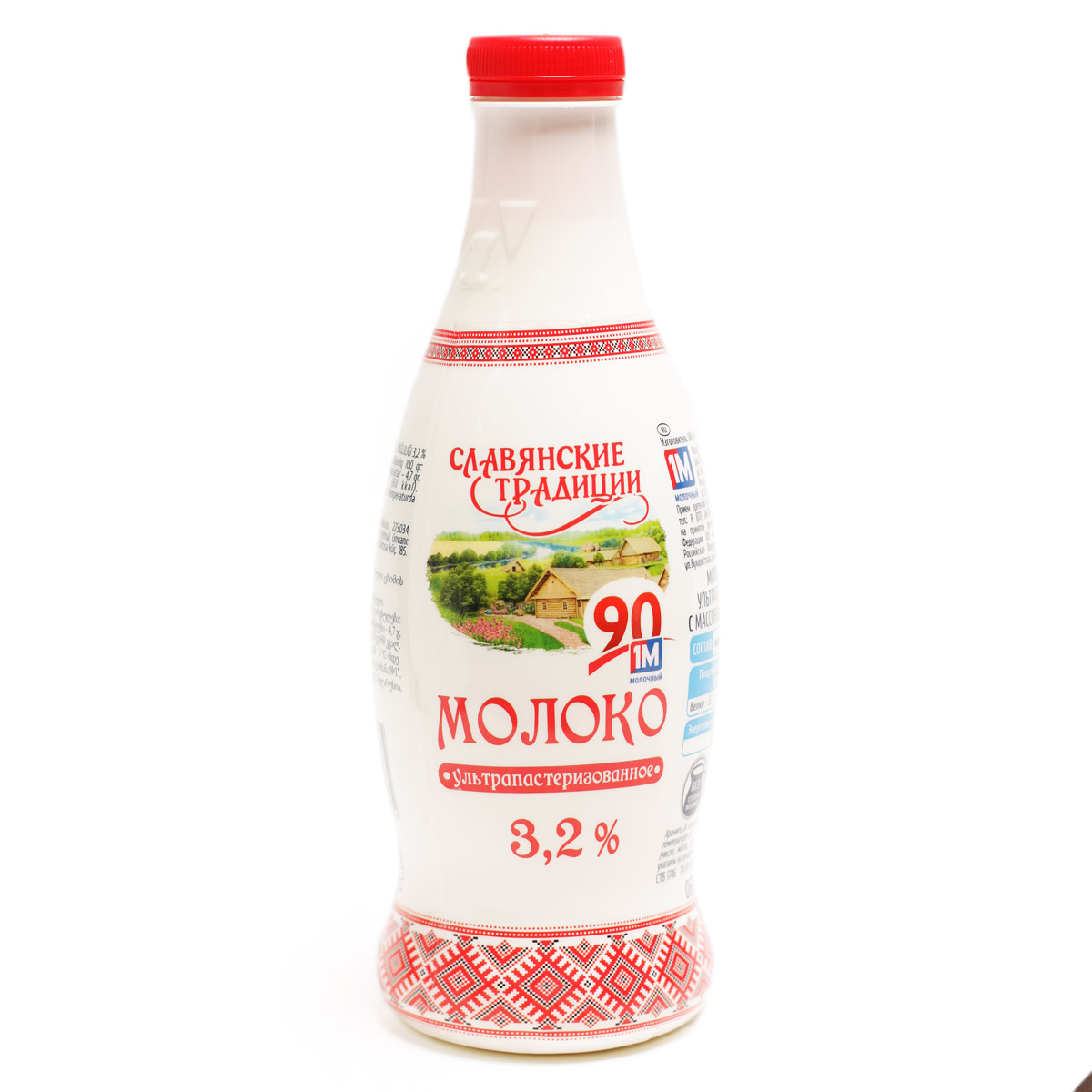 Славянские Традиции молоко ультрапастеризованное 3.2 % 1л 