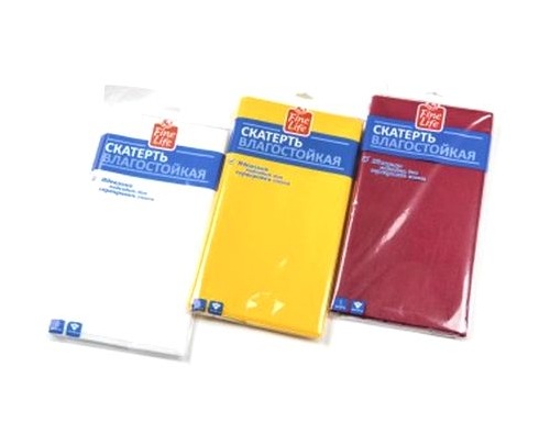 FINE LIFE Скатерть влагостойкая 120х160см 