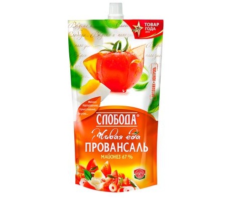 СЛОБОДА Майонез Провансаль 67% 400г СЛОБОДА Майонез Провансаль 67% 400г