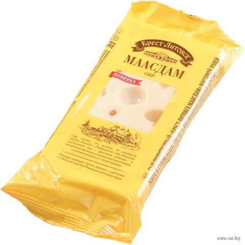 Брест Литовск сыр Маасдам 45% 200г